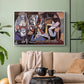Women of Algiers (Version O), 1955 - Floater Framed Canvas Print