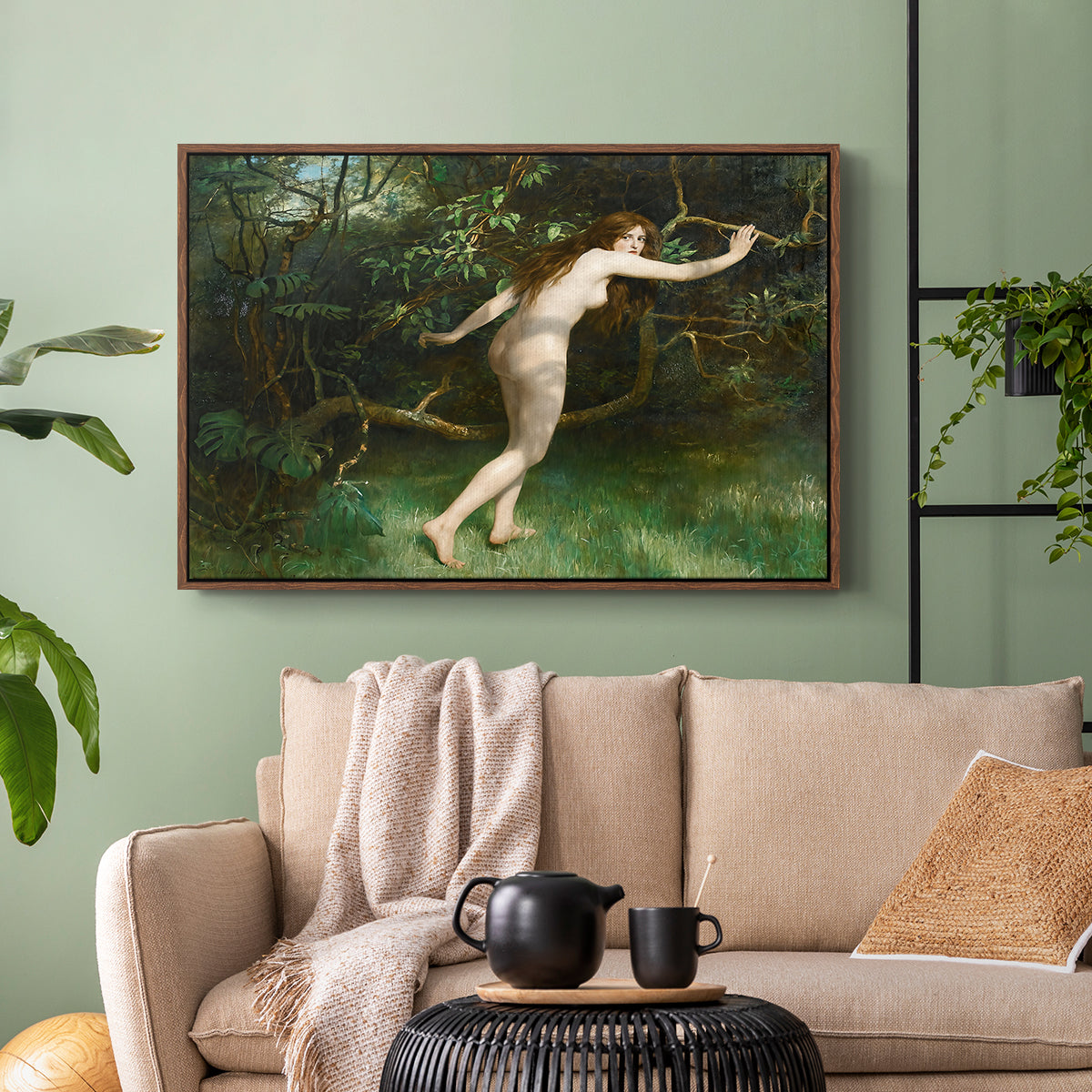 Eve, 1911 - Floater Framed Canvas Print