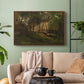 German Farm, 1859 - Floater Framed Canvas Print