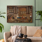 A Lady Receiving Visitors (The Reception), 1873 - Floater Framed Canvas Print