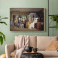 The Maternity Room (Scene from "Barselstuen"), 1845 - Floater Framed Canvas Print