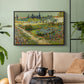 Garden at Arles, 1888 - Floater Framed Canvas Print