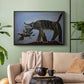 Cat Catching a Bird, 1939 - Floater Framed Canvas Print