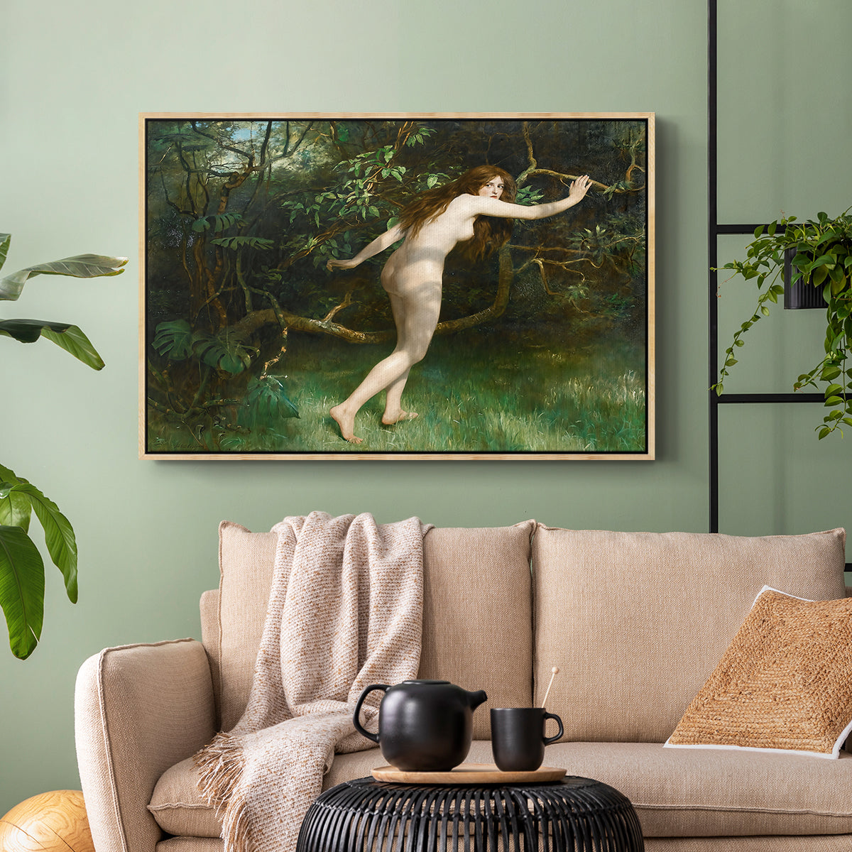 Eve, 1911 - Floater Framed Canvas Print