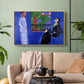The Conversation, c. 1908-1912 - Floater Framed Canvas Print