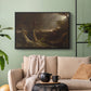 Tornado in an American Forest, 1835 - Floater Framed Canvas Print