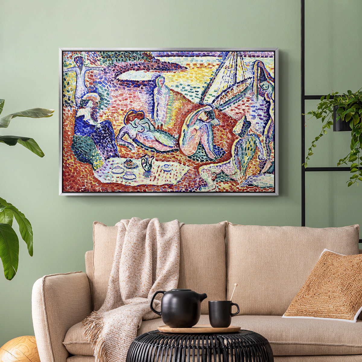 Luxe, Calme et Volupté, 1904 - Floater Framed Canvas Print