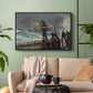 The Signal of Distress, c. 1896 - Floater Framed Canvas Print