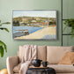 The Riverbank, Les Andelys, 1886 - Floater Framed Canvas Print
