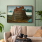 The Tower of Babel, c. 1568 - Floater Framed Canvas Print