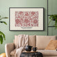 Examples of Chinese Ornament, Pl. XCIII (Morris Inspired), 1867 - Floater Framed Canvas Print