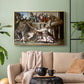 The Sacrifice of Noah (Sistine Chapel), 1509 - Floater Framed Canvas Print
