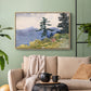 North Woods Club, Adirondacks, 1892 - Floater Framed Canvas Print