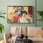 Woman Seated in an Armchair, c. 1920 - Floater Framed Canvas Print
