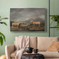 Ryelands Sheep, the King's Ram, the King's Ewe and Lord Somerville's Wether, c. 1801-1807 - Floater Framed Canvas Print