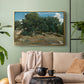 Fontainebleau: Oak Trees at Bas-Bréau, c. 1830-1835 - Floater Framed Canvas Print