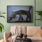 Cat Catching a Bird, 1939 - Floater Framed Canvas Print