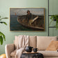 Fishermen from Rügen, 1882 - Floater Framed Canvas Print