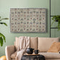 Long Cushion Cover (Printed Textile), c. 1600 - Floater Framed Canvas Print