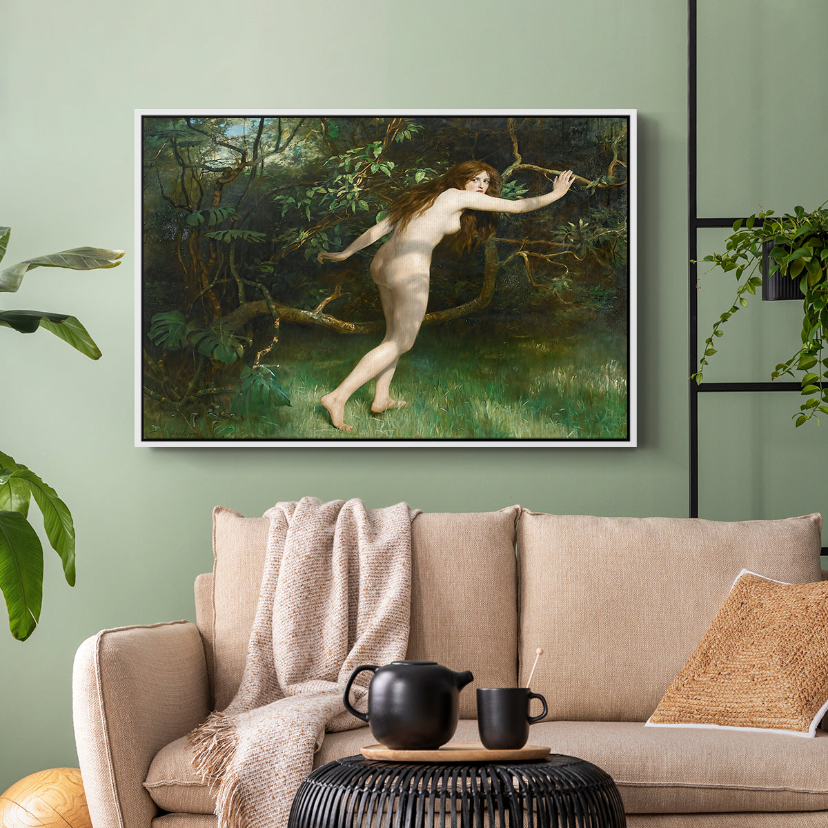 Eve, 1911 - Floater Framed Canvas Print