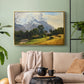 Mountains in Berchtesgaden - Floater Framed Canvas Print