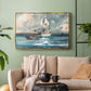 Sloop, Nassau, 1899 - Floater Framed Canvas Print