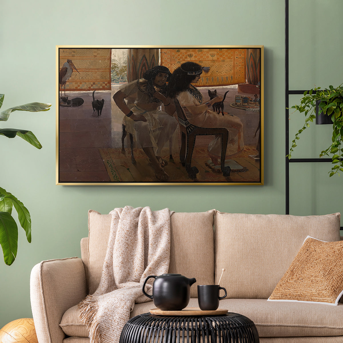 The Age of the Pharaohs, 1914 - Floater Framed Canvas Print