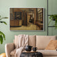The Old Inn 'Het Loodshuis' in Antwerp, 1877 - Floater Framed Canvas Print