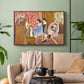 The Piano Lesson, 1923 - Floater Framed Canvas Print