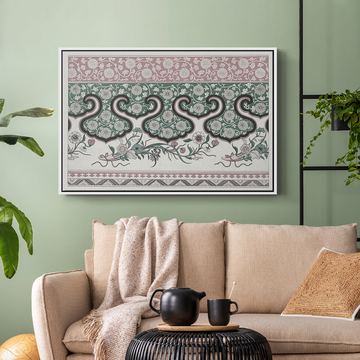 Examples of Chinese Ornament, Pl. LXXVI, 1867 - Floater Framed Canvas Print
