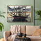 Two Boats Side by Side, Port of Marseilles, c. 1916 - Floater Framed Canvas Print