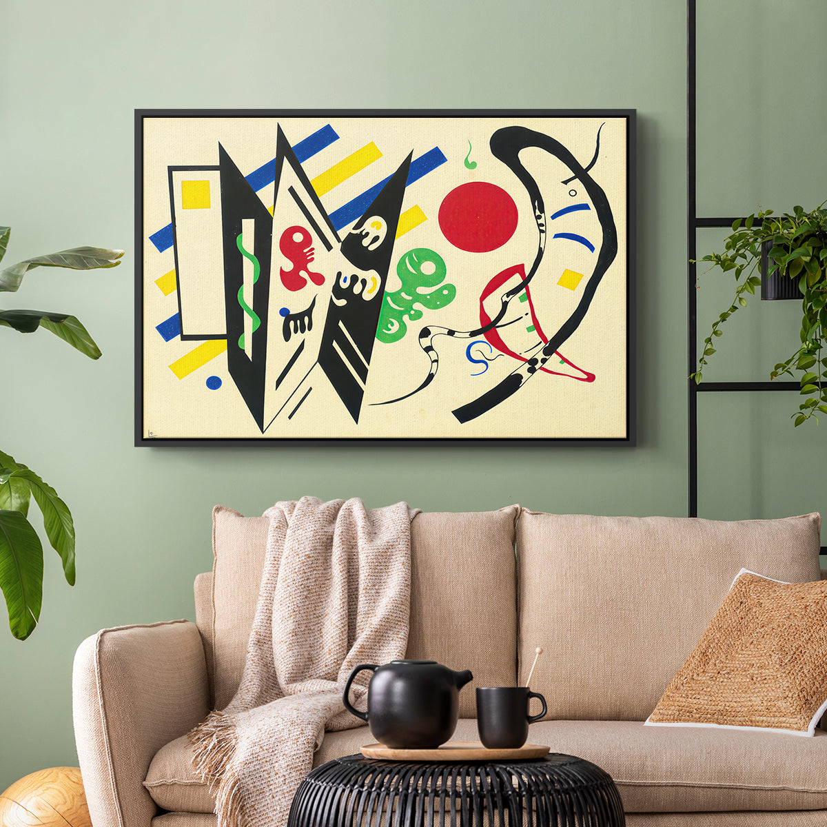 Reciprocity (Réciproque), 1935 - Floater Framed Canvas Print