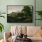 The Course of Empire: The Arcadian or Pastoral State, 1834 - Floater Framed Canvas Print
