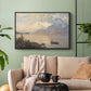 Traunsee, 1871 - Floater Framed Canvas Print