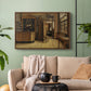The Old Inn 'Het Loodshuis' in Antwerp, 1877 - Floater Framed Canvas Print