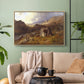 Lledr Valley in Wales, 1864 - Floater Framed Canvas Print