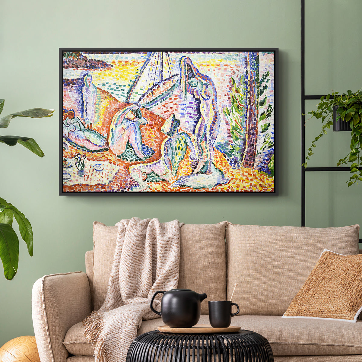 Luxe, Calme et Volupté, 1904 - Floater Framed Canvas Print