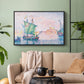 Venice, the Pink Cloud, 1909 - Floater Framed Canvas Print