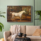Grey Arabian Stallion, Property of Sir Watkin Williams-Wynn, c. 1817 - Floater Framed Canvas Print