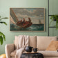 Breezing Up (A Fair Wind), 1873-1876 - Floater Framed Canvas Print