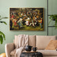 The Wedding Dance, c. 1566 - Floater Framed Canvas Print
