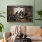 A Group of Danish Artists in Rome, 1837 - Floater Framed Canvas Print