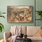 Figures and Animals in a Vineyard, c. 1829 - Floater Framed Canvas Print