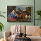 The Holy Family with a Shepherd, c. 1510 - Floater Framed Canvas Print