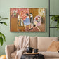 The Piano Lesson, 1923 - Floater Framed Canvas Print