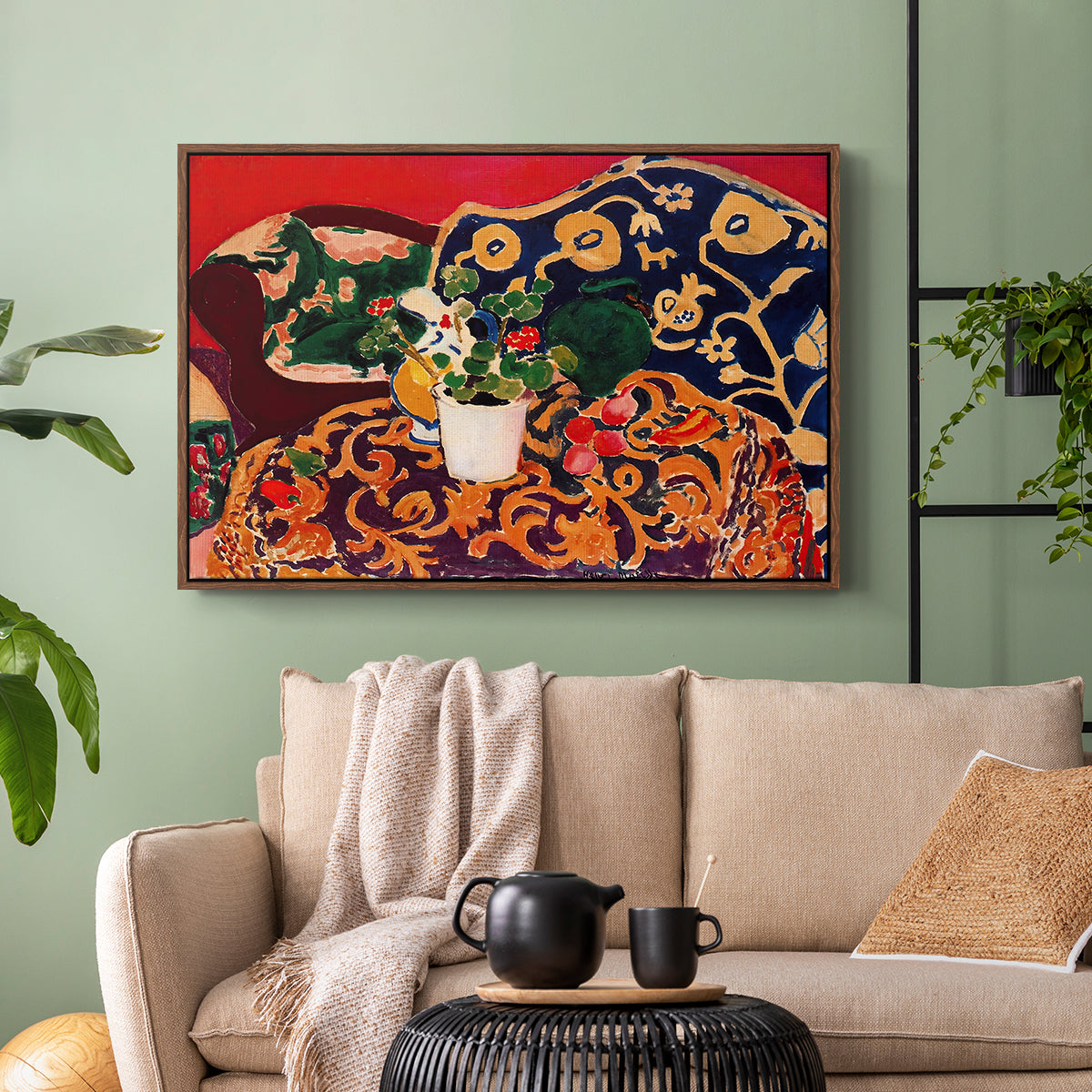 Spanish Still Life, c. 1910 - Floater Framed Canvas Print