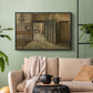 The Conversation, 1884 - Floater Framed Canvas Print
