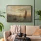 View from the Oslofjord, 1866 - Floater Framed Canvas Print