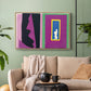 Destiny (Le destin), from Jazz, 1947 - Floater Framed Canvas Print