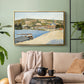 The Riverbank, Les Andelys, 1886 - Floater Framed Canvas Print
